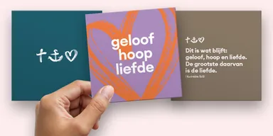 Cadeau voor jou: gratis tegel met 'Geloof, hoop en liefde'