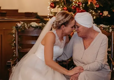 Jessica trouwt tijdens haar moeders laatste kerst