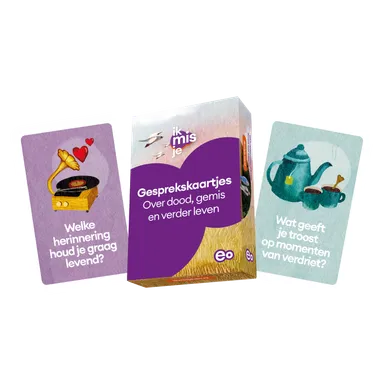 Gratis gesprekskaartjes over rouw