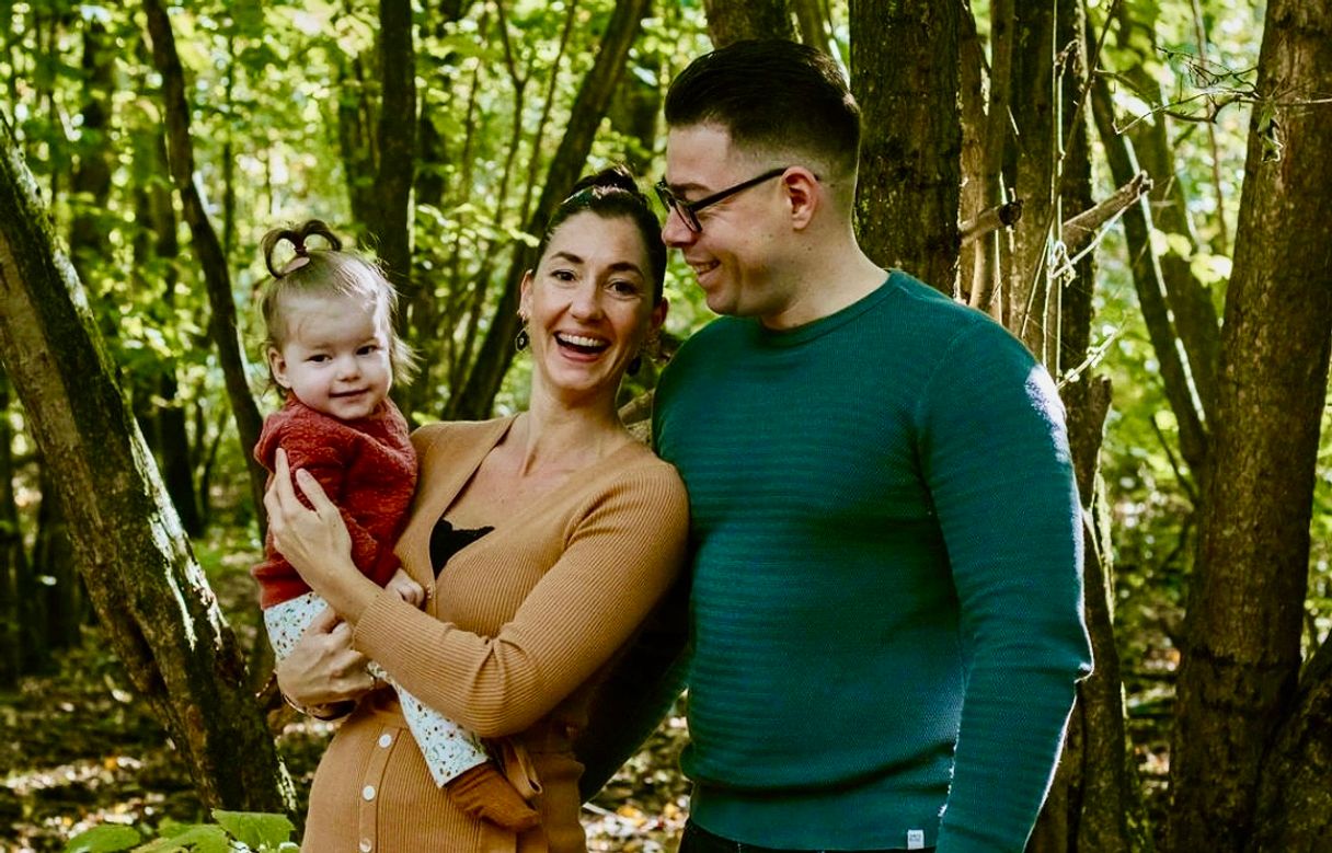Dana en Ruben verliezen hun tweejarige dochter door een hersentumor