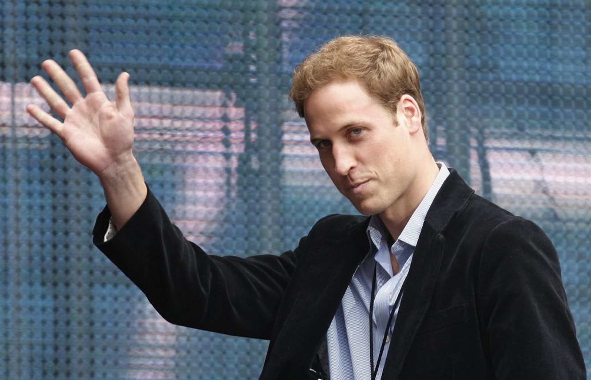 Prins William in 2007 bij het “Concert for Diana”, ter herinnering aan zijn moeder, prinses Diana.