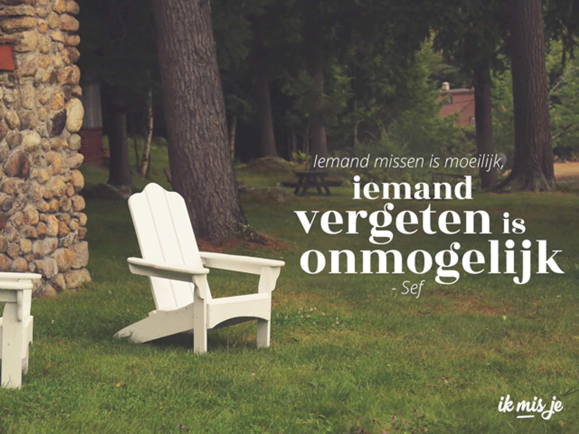 quote vergeten