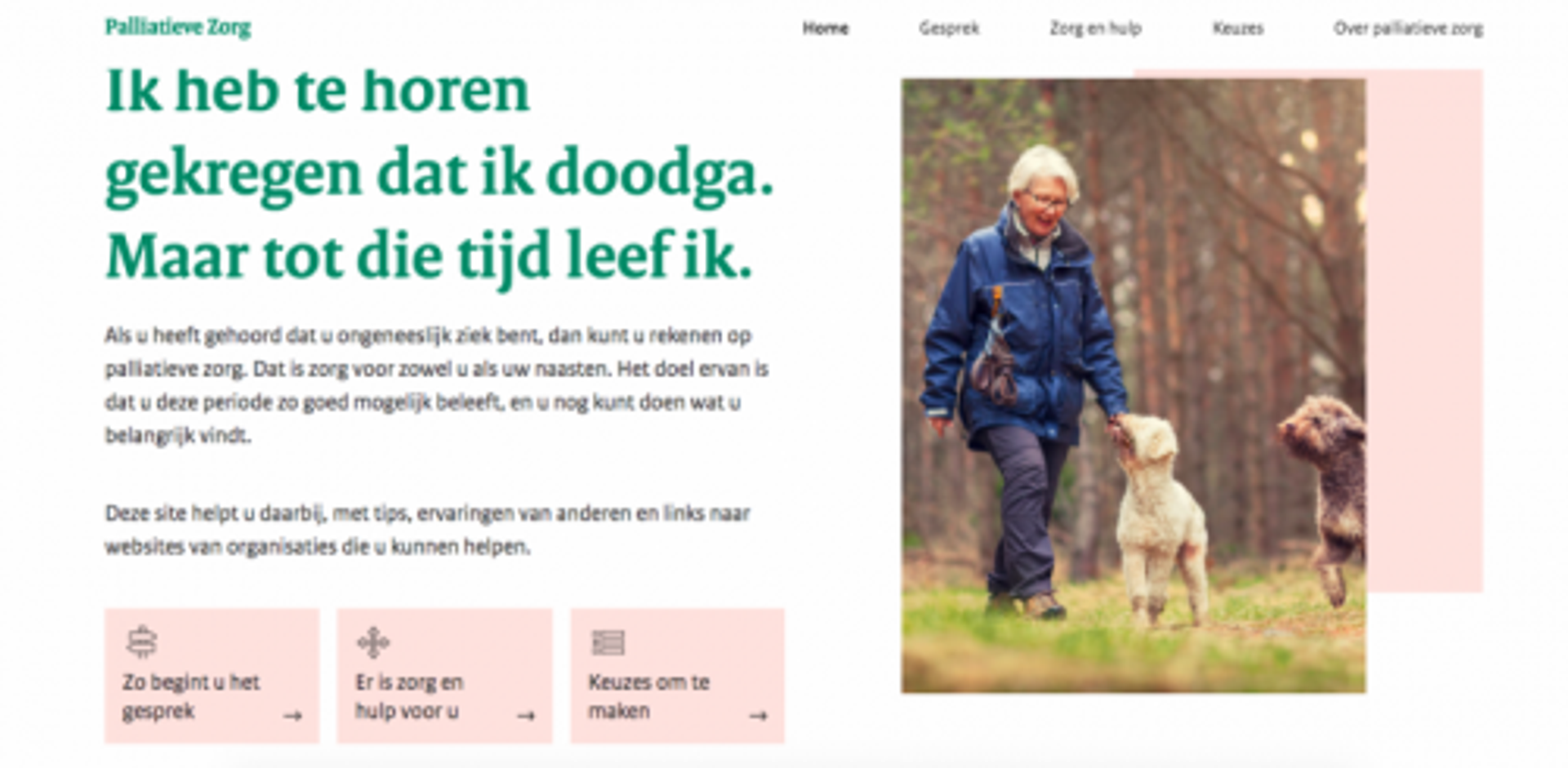 Website Palliatieve Zorg