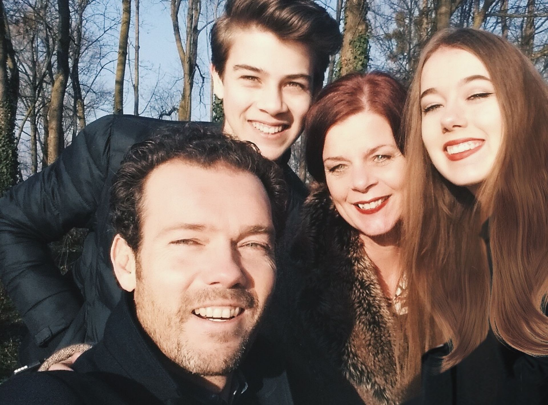 Petra Brekelmans met haar gezin