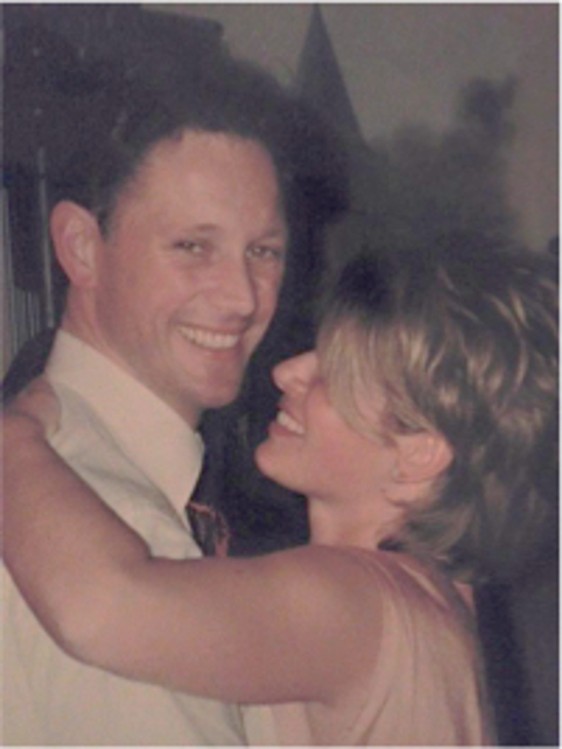 Jan Willem en Margreet op hun trouwdag in 1998