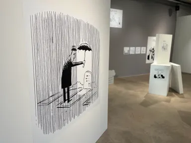 Nieuws | Expositie met cartoons over dood: ‘Ik vind het fijn om in moeilijke onderwerpen relativering aan te brengen’