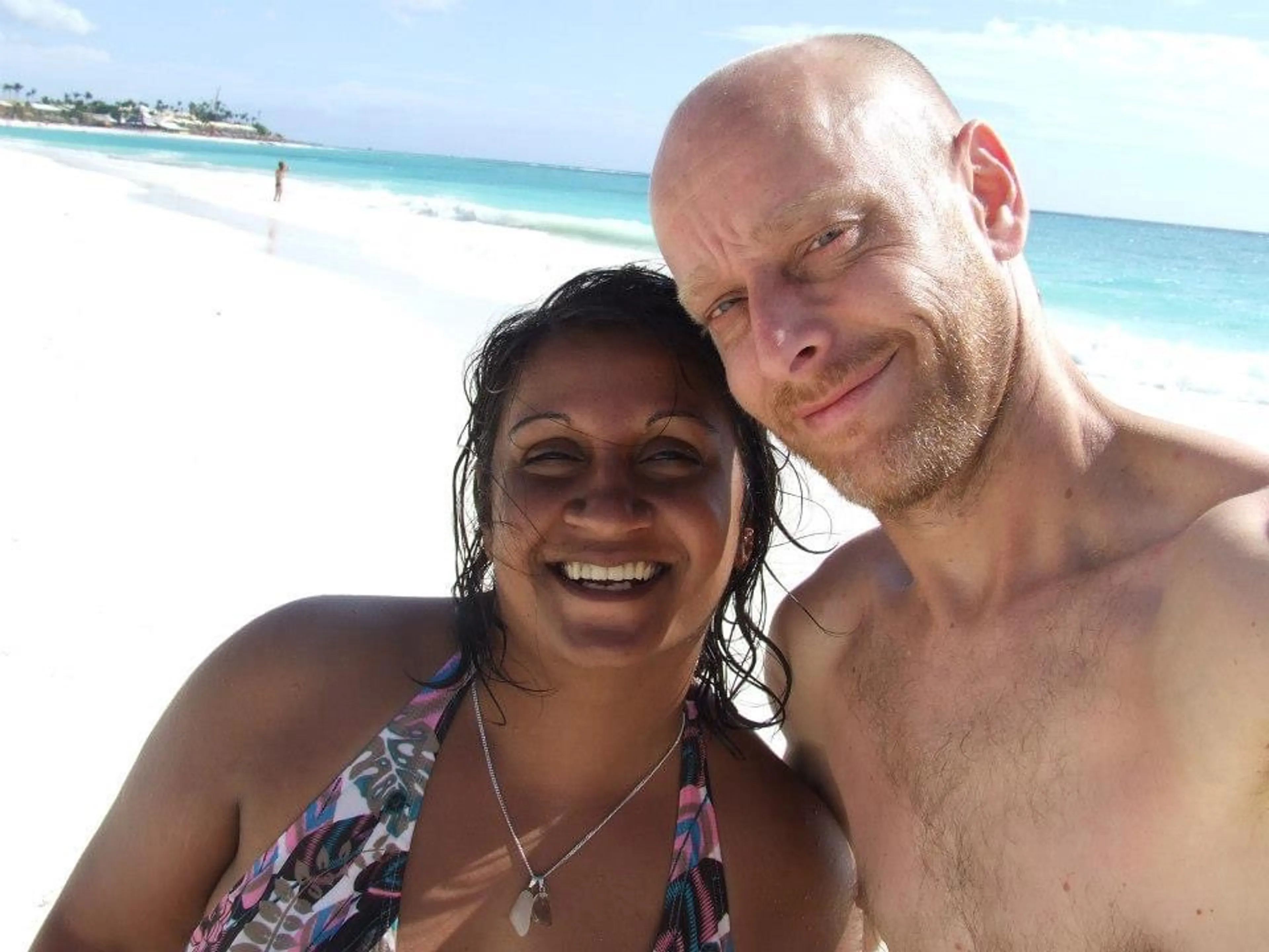 Sharita en Daniël, op vakantie in Aruba - 2012