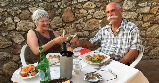 Ruud Vorstemans met zijn Marijke.